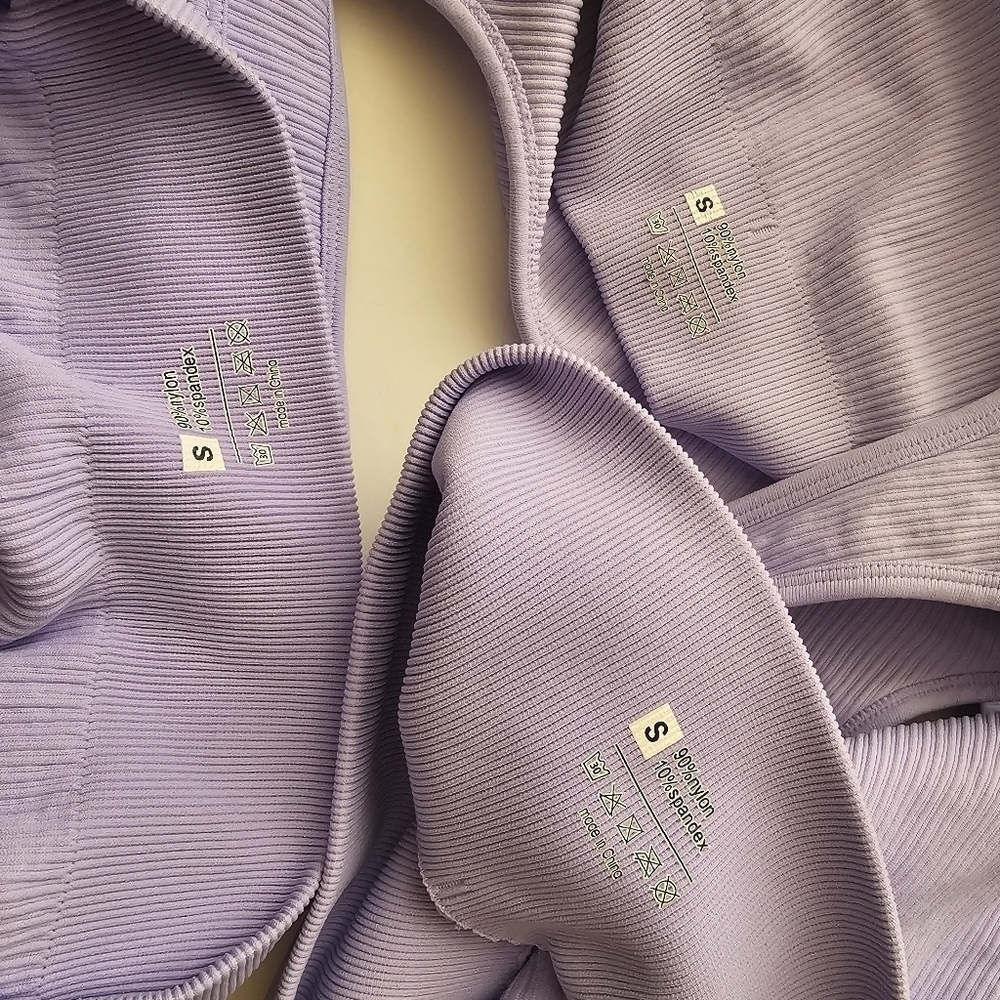 Lavender 3pcs Workout Set - Picture 6 of 6